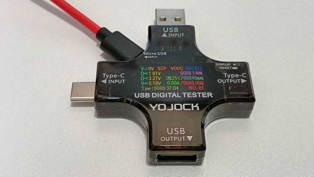 YOJOCK USB電圧電流チェッカー